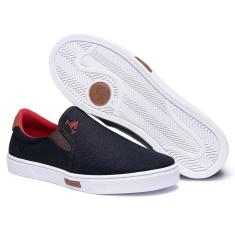 Slip On Tênis Masculino Calce Fácil Lona Polo Joy Casual-Masculino