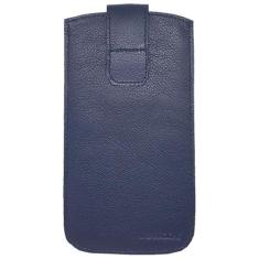 Capa Capinha Horizontal Couro Legítimo com Alça e Fecho Cinto Para Cal