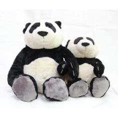 Pelúcia Urso Panda Macio Casal 25cm E 15cm - Casa Dos Ursos