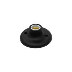 Plafon Taschibra Porcelana E27 Bivolt Preto 02080009-02