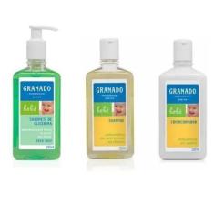 Kit Higiêne do Bebê Shampoo + Condicionador + Sabonete Erva Doce - Gra