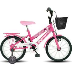 Bicicleta infantil Aro 16 South Nininha Cesto e Paralama meninas-Feminino