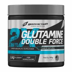 Glutamine Double Force - 300g Natural - BodyAction