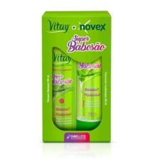 Shampoo E Condicionador Vitay Novex Super Babosão 300ml Cada