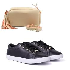 Tenis Feminino Casual Promocao + bolsa alca transversal