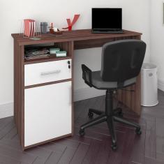 Escrivaninha 1 Porta 1 Gaveta com Nicho Hall Artany
