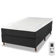 Cama Box e Colchão Magnético Massageador - Eco Prince - Eco New Colchõ
