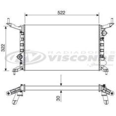 Radiador De Água Celta Prisma 2006/ Rv2223 Visconde