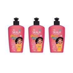 Creme para Pentear Skala Divino Potinho 250g - Kit C/ 3un