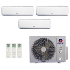 Ar-Condicionado Multi Split Inverter R-32 Gree 36.000 (2x Evap HW 12.000 + 1x Evap HW 24.000) Quente/Frio 220V
