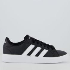 Tênis Adidas Grand Court Base 2.0 Simp Feminino Preto e Branco, 35