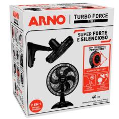 Ventilador ARNO 40CM Turbo Force 2 em 1 VF42 - VF42 Preto 110 VOLTS
