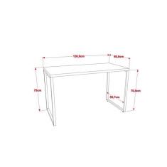 Conjunto Home Office Escrivaninha 120cm e Gaveteiro 4 Gavetas Compace Snow