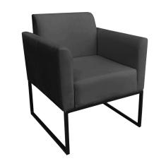 Poltrona Marisa Suede Preto