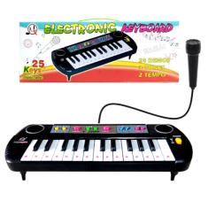 Teclado Musical Eletrônico Com Microfone Karaokê Infantil