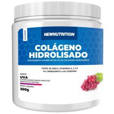 Colágeno Hidrolisado 300g Uva NewNutrition-Unissex