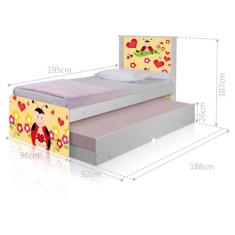 Bicama Joaninha com Colchões - Mais de Casa