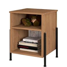 Mesa de Cabeceira Viena New com 2 Prateleiras Artefamol