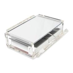 Conjunto La Canasta, bandeja com suporte de cartas de canasta com 2 baralhos em caixa de acrílico com tampa deslizante e base giratória, mantém a pilha de cartas organizada, gira facilmente e gira