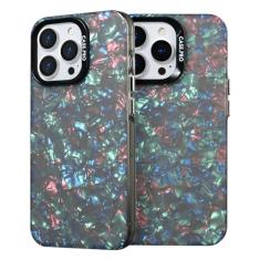 GANGANPRO Capa para iPhone 11 com glitter opala brilhante 6,1 polegadas translúcida TPU macio bumper capa protetora para celular mulheres meninas