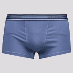 Cueca Sunga Lupo Basic Algodão com Elastano Azul, M