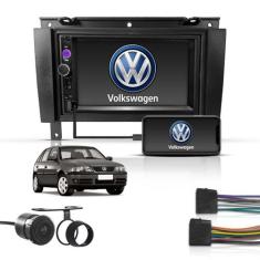 Kit Multimídia Mp5 2 Din 7" Bt Espelha Vw Volkswagen Gol G3 - First Op
