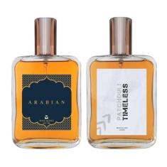 Kit Perfume Masculino - Arabian + Patchouli Timeless 100ml - Essência 