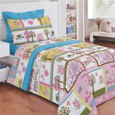 Edredom Dorothy Solteiro Dupla Face 2 peças - 100% Poliéster - Casa Sh