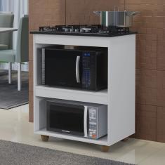Balcão para Cooktop 5 Bocas 2 Nichos para Forno Turim