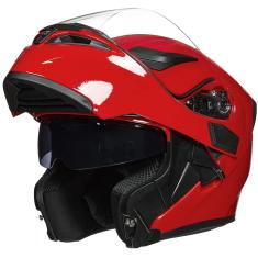 Capacete de motocicleta ilm 902 Dual Visor Flip up Modular dot xl