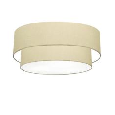 Plafon Para Quarto Cilíndrico Sq-3065 Cúpula Cor Algodão Crú