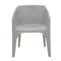 Poltrona Paco Concreto Plástico Cinza Tramontina