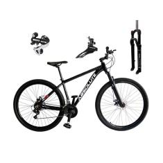 Bicicleta Aro 29 Absolute Nero 5 Cabeamento Interno 24v Câmbio Shimano Acera K7 Trava Freio a Disco-Unissex