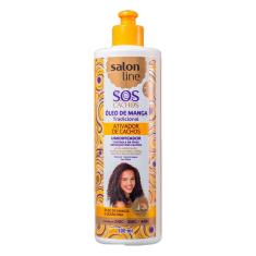 Ativador De Cachos Salon Line S.O.S Umidificador Óleo De Manga 500ml
