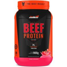 Beef Protein Isolate - Proteína Da Carne - Morango - New Millen - 900G