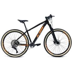  Bicicleta 29 Ksw Xlt 12v Freios Hidráulicos 1x12v Trava No Ombro Pneu Bege - Preto\Laranja