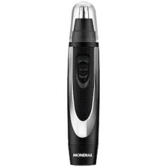 Aparador de Pelos Mondial Classic TR-01 Sem Fio Preto/Prata - à Pilha