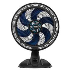 Ventilador de Mesa Arno Xtreme Force VB40 40cm com 3 Velocidades e 6 Pás – Preto