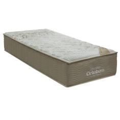 Colchão  Solteiro Ortobom Exclusiva 28X 188X 88 cm Bege/Branco