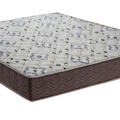 Colchão  Viuva Ortobom D 45 ISO 150 18X 188X 128 cm Marrom/Branco