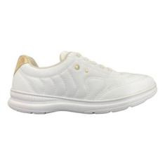 Tênis Feminino Comfortflex Casual Bege 39,0 BR-Feminino