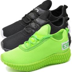 Tênis Masculino Infantil Esporte Confortável Kit 3 Peças-Masculino