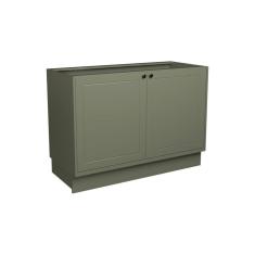 Balcão de Cozinha sem Tampo Évora 2 PT Verde Hill 120 cm