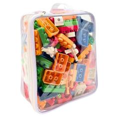 Organizador de Brinquedos Bloco Montar Carrinhos Bonecas C/Zíper PVC I