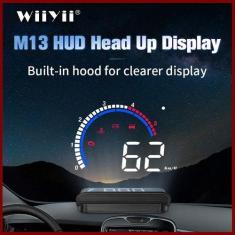 Velocimetro Digital Projetor Hud Carro Parabrisa Obd2 Mostra