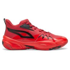 PUMA Tênis de basquete masculino Genetics, Club Red-For All Time Red, 39