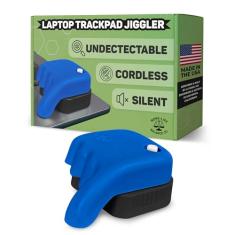 Work-Life Balance Corporation Randomized Mouse Trackpad Jiggler – Dispositivo de movimento mecânico indetectável para laptop, agitador automático para manter a tela ativa para trabalho remoto