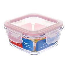 Pote de Vidro Hermético 320ml Quadrado Invicta