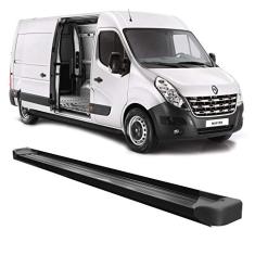 Estribo Master L3h2 Plataforma De Alumínio Preto