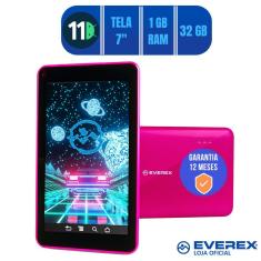 Tablet 7", Bluetooth, 32GB, Android 11 Go - Rosa
